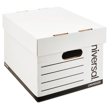 Universal® Professional-grade Heavy-duty Storage Boxes, Letter-legal Files, White, 12-carton freeshipping - TVN Wholesale